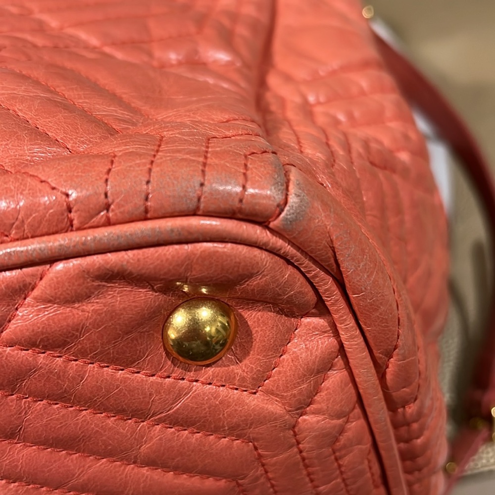 Miu Miu Pink Quilted Women's Bag EUC - Picture 11 of 15